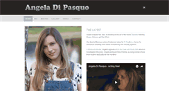 Desktop Screenshot of angeladipasquo.com