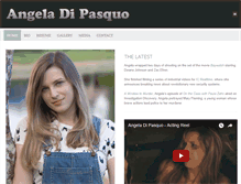 Tablet Screenshot of angeladipasquo.com